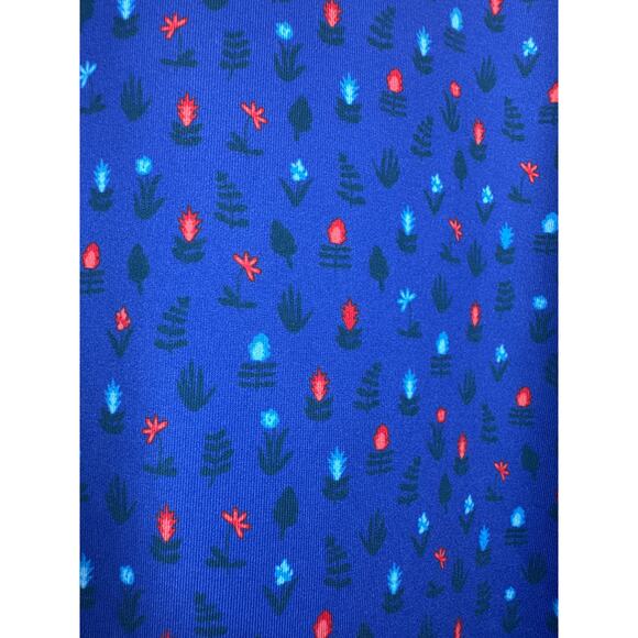 Redvanly Golf Polo Shirt Men's Blue Geometric Performance Stretch Size Large - Picture 3 of 5